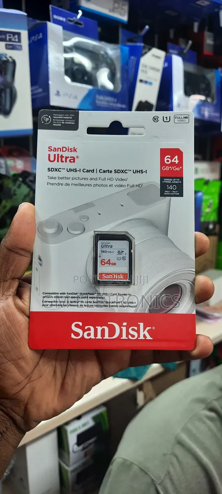 64gb Ultra Sd Card With 140mb/S Read Speed -New Version.