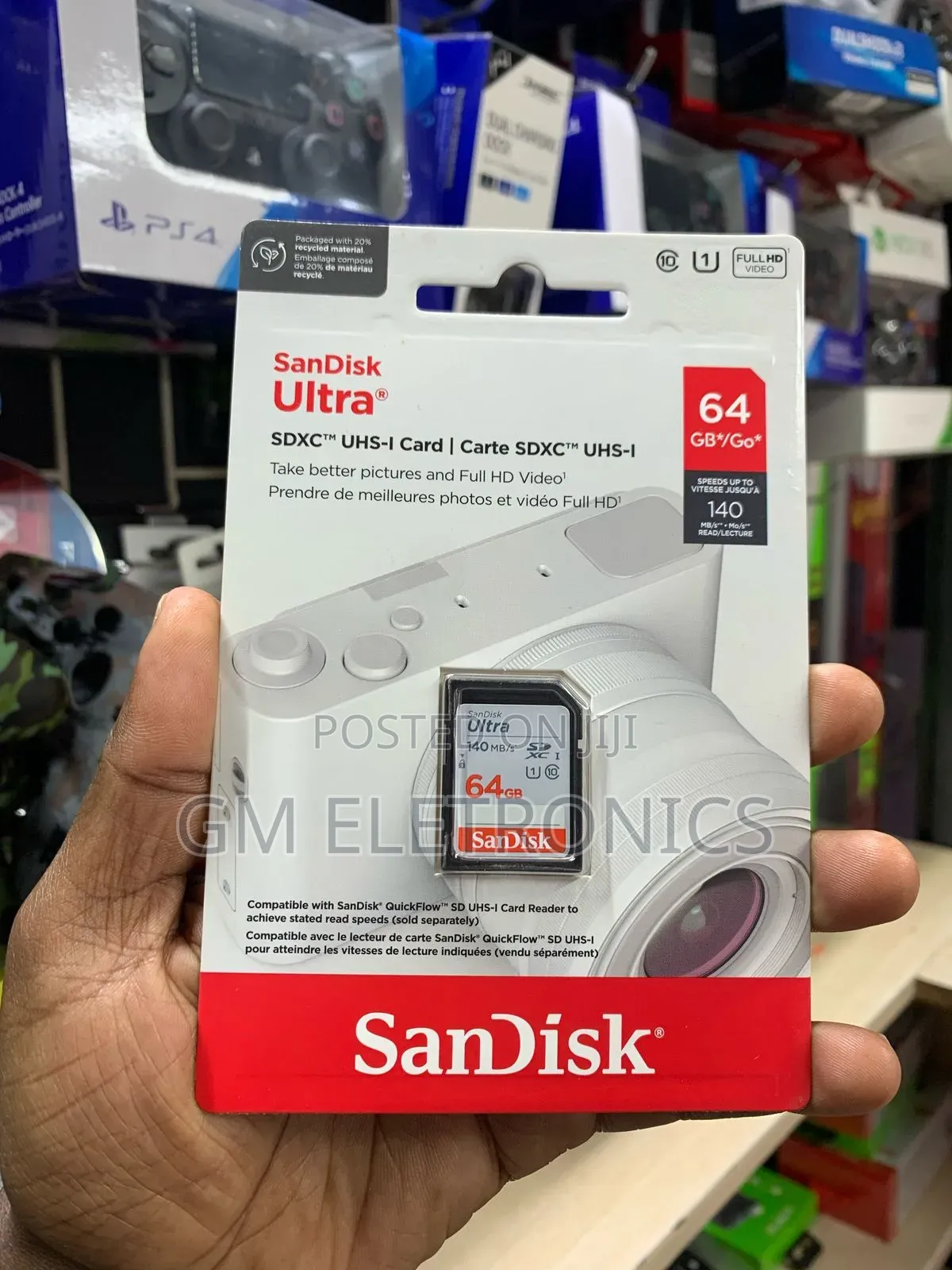 64gb Ultra Sd Card With 140mb/S Read Speed -New Version.