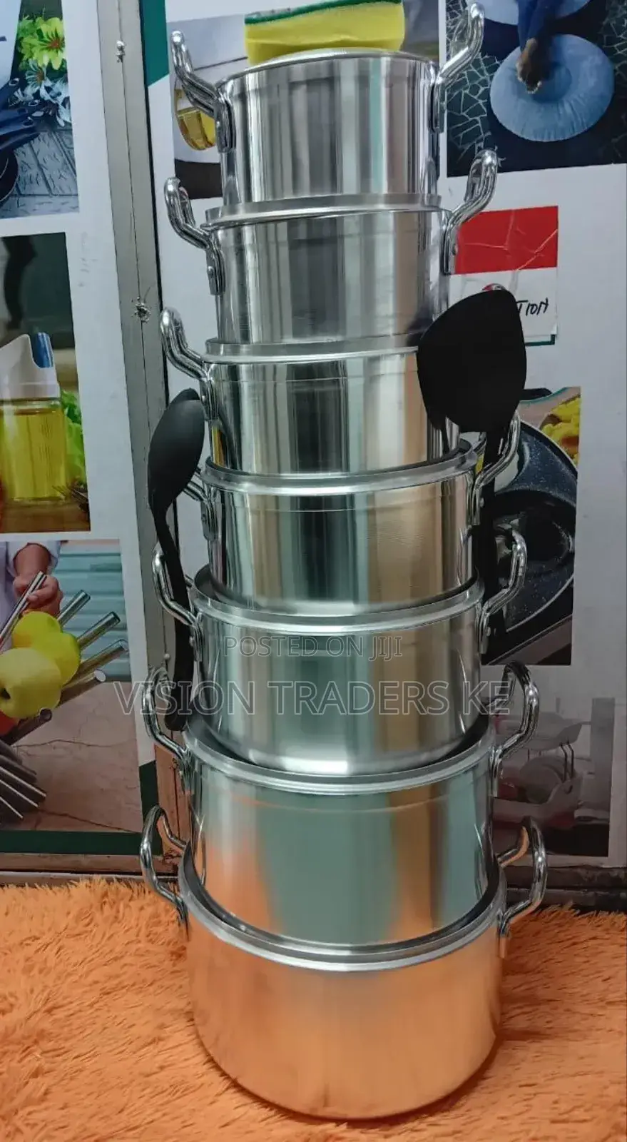 Tornado Tc 14pcs Stainless Steel Cooking Sets