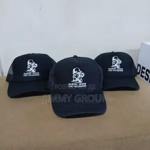 Embroidery Branding / on Caps / Black