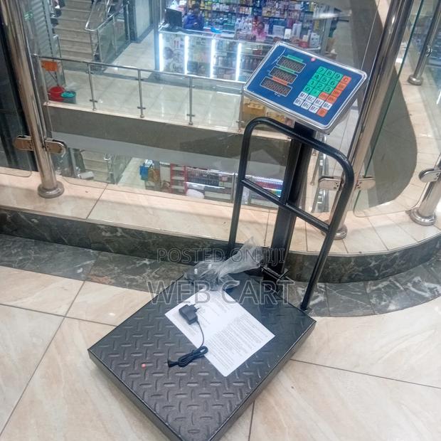 Professional 300kg Platform Scale – Rechargeable Portable - main view