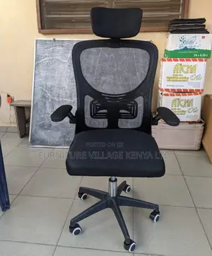 Office Chair:Orthopedic Seat With Stylish Padded Arm Support