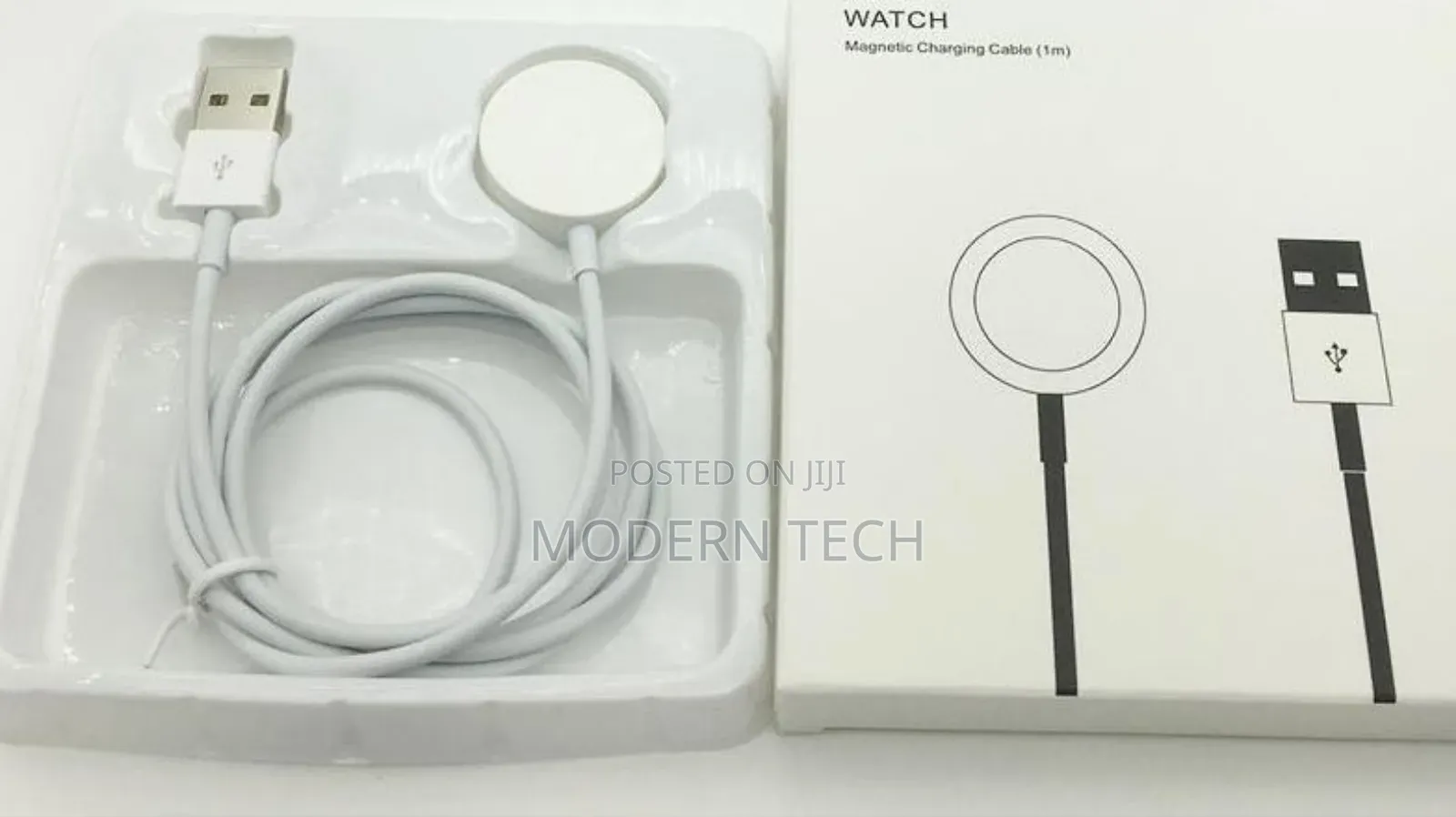 Apple Watch Magnetic Fast Charger to Usb-C Cable (1m