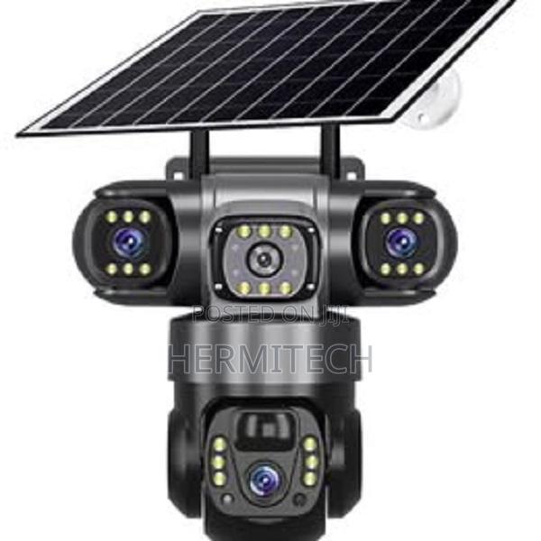 V380 Pro New 3 Lens and 3 Screens 4g PTZ Camera - main view