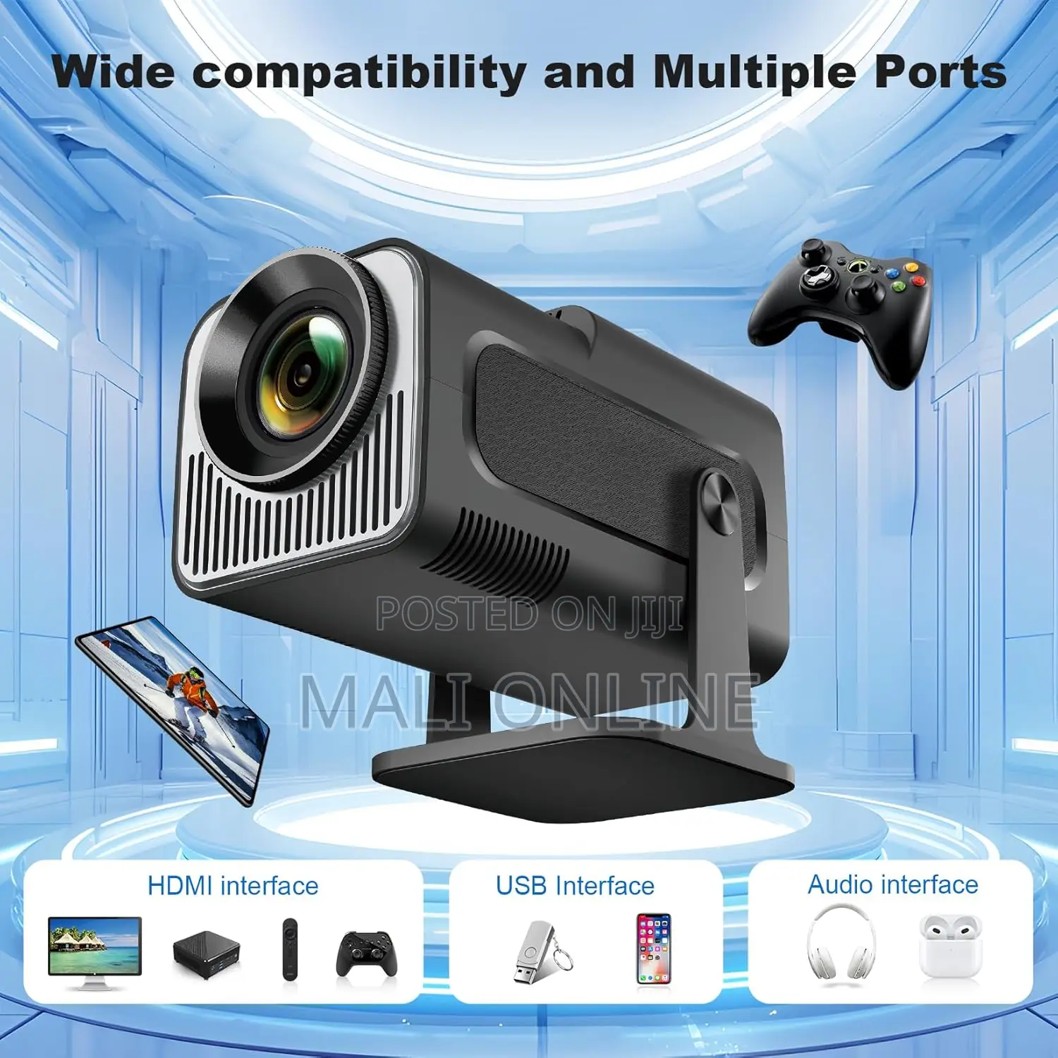 Hy320 Mini Android Smart Projector 4k Support Android 11