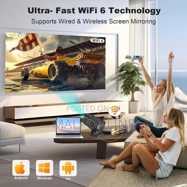 Hy320 Mini Android Smart Projector 4k Support Android 11 - thumbnail 9