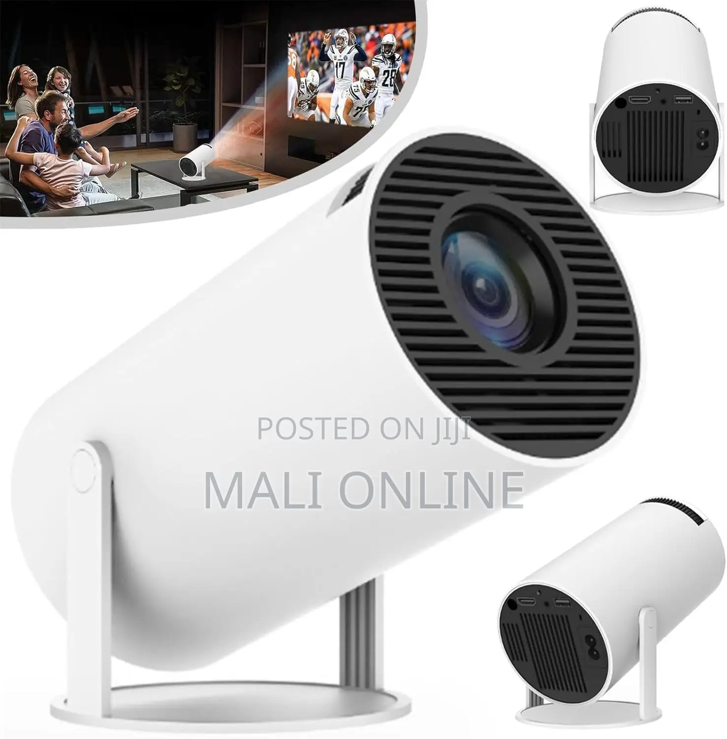 Hy300 Smart Mini Android Projector 4k Support