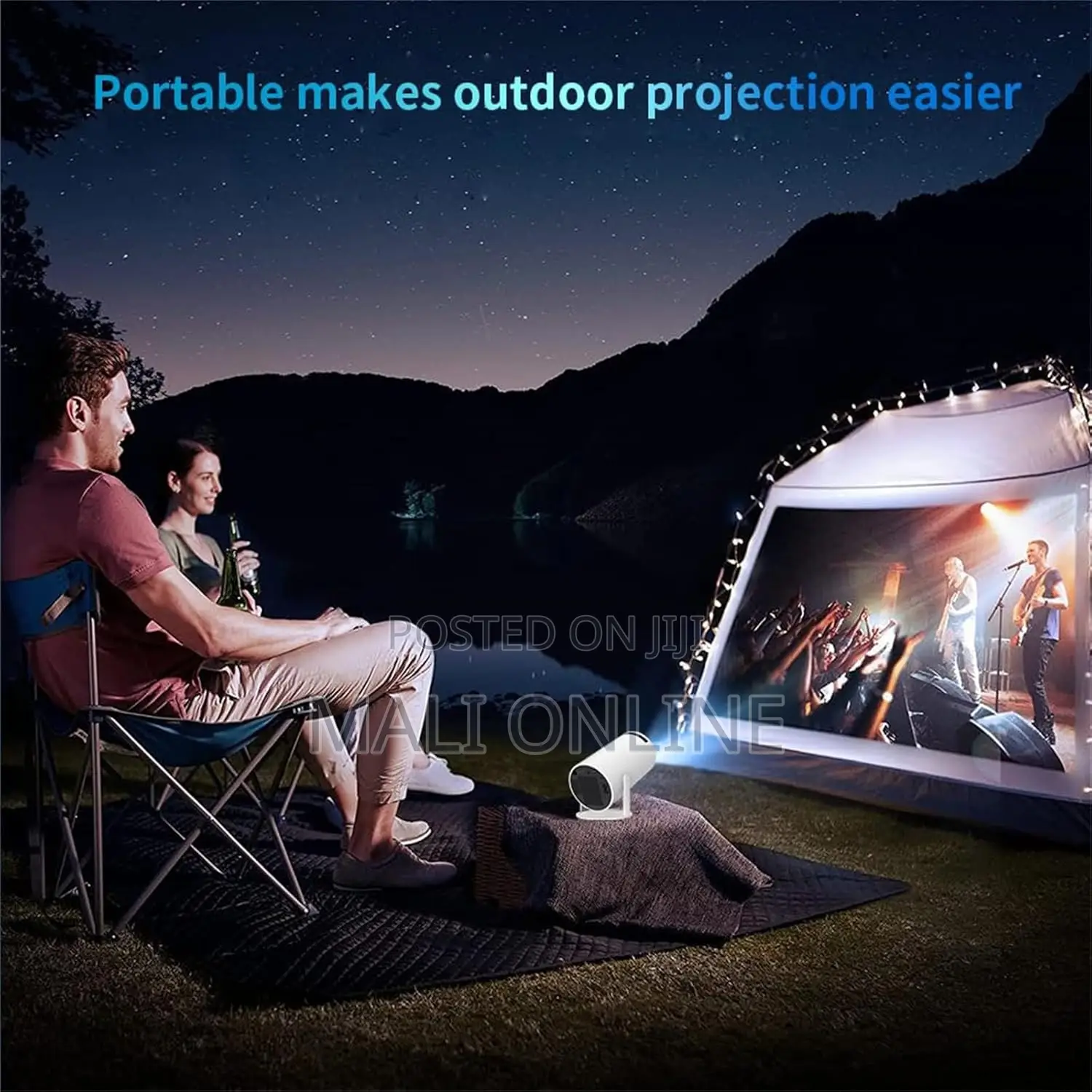 Hy300 Smart Mini Android Projector 4k Support