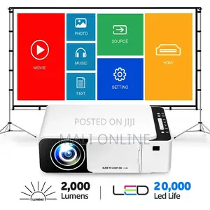 T5 Wifi Led Projector Portable Hd Mini Home Cinema