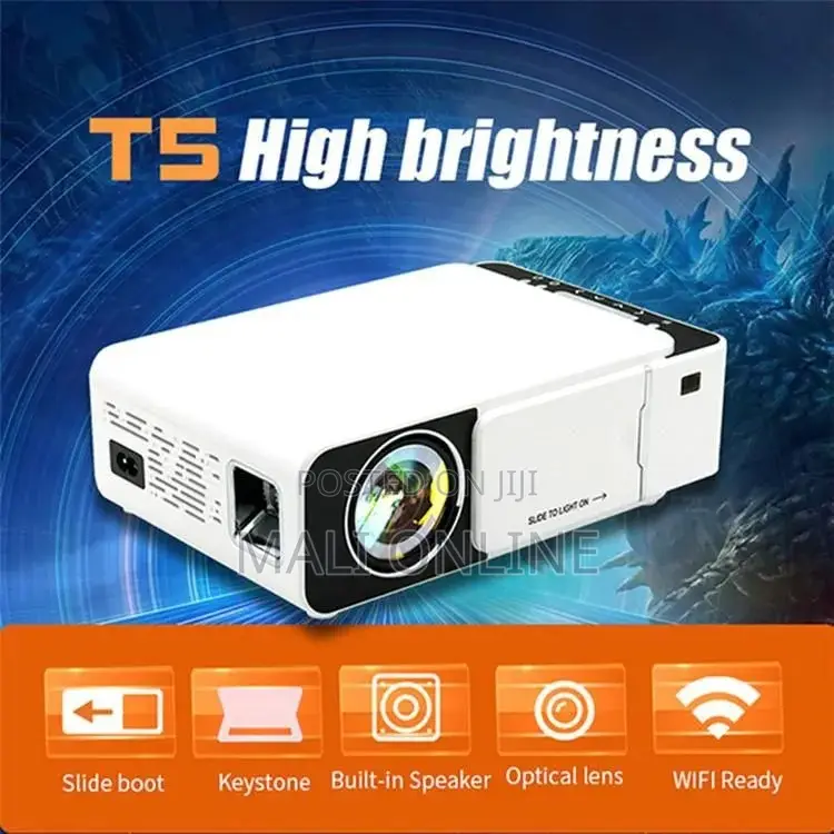 T5 Wifi Led Projector Portable Hd Mini Home Cinema