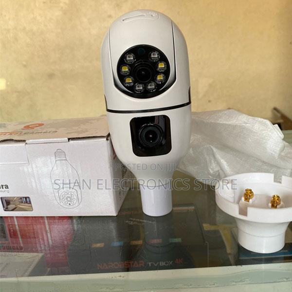 PTZ Rotating Dual Lens 080p Full Hd Resolution Bulb Camera