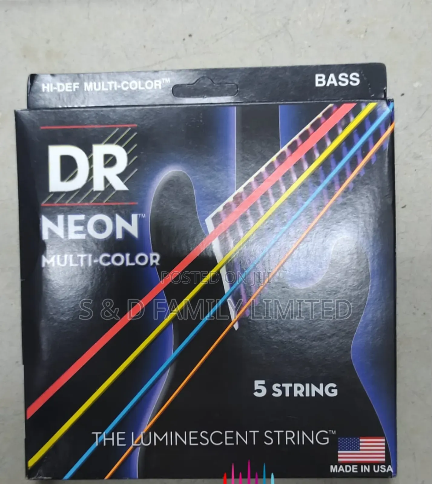 Dr Strings Neon Multi Nmce-11 Colored Electric Strings