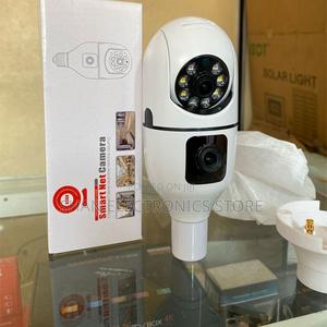 V380 Pro Dual Lens Dual Screen E27 Bulb Camera