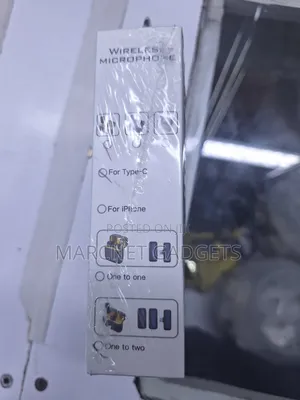 2 Wireless Type C Microphone With Noise Cancellation & Case