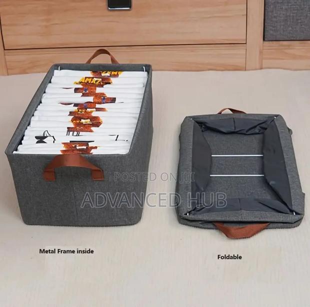 Foldable Closet Organizer With Steel Frames