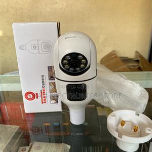 Motion Tracking Dual Lens PTZ Bulb Camera 360° 1080p