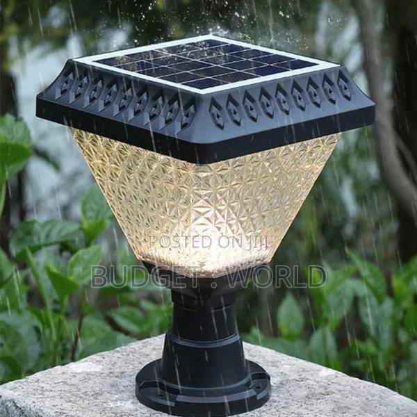 Waterproof Gate Post Lamp Dusk to Dawn Auto on/Off Solar - main view
