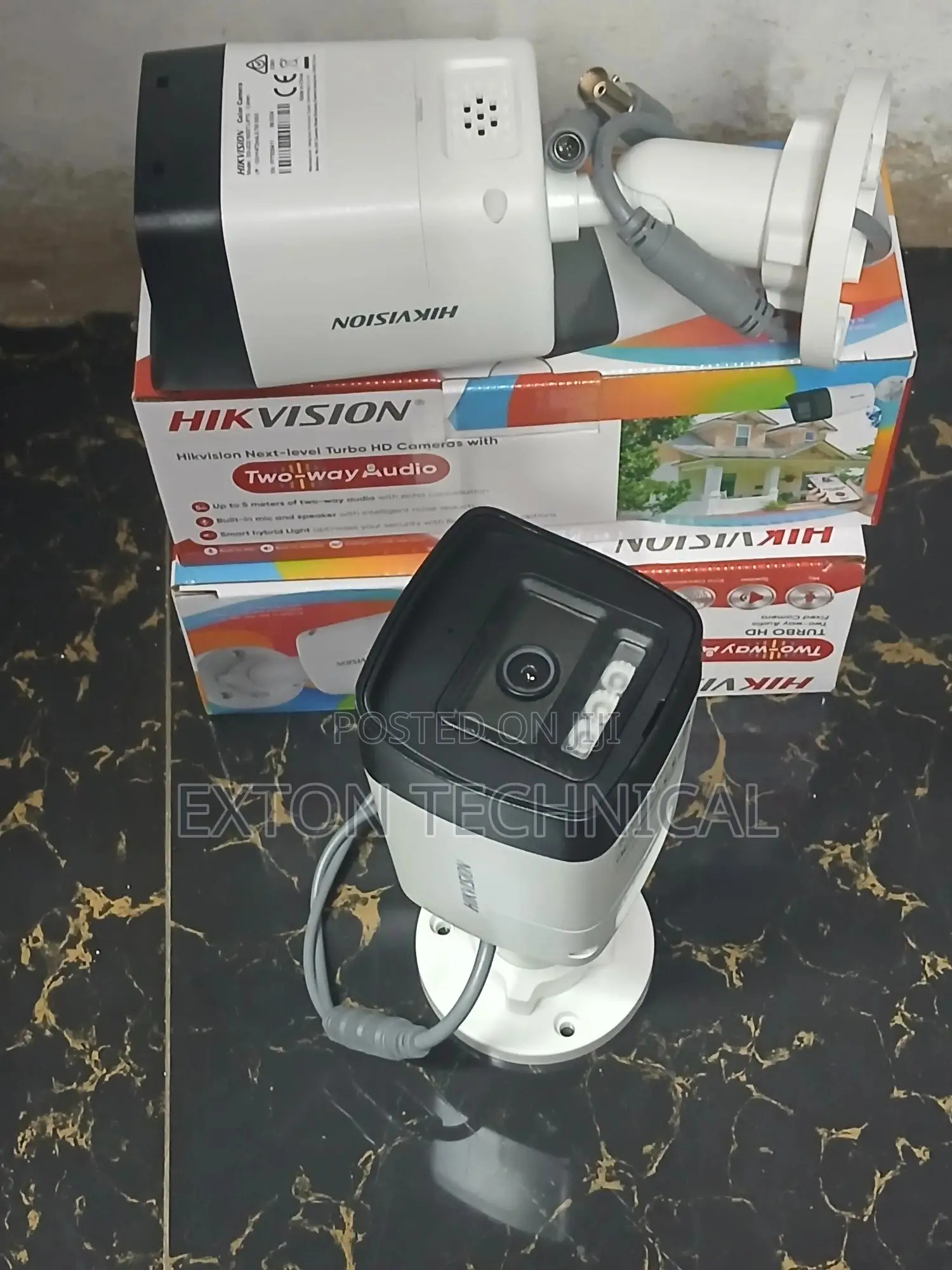 Two Way Audio Bullet 3.6mm Fixed Focal Lens Cam