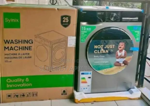 Syinix Washing Machine 12kg Front-Load - main view