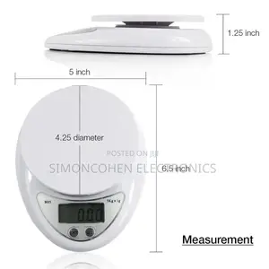 Versatile Kitchen Weighing Scale(With Free Batteries)