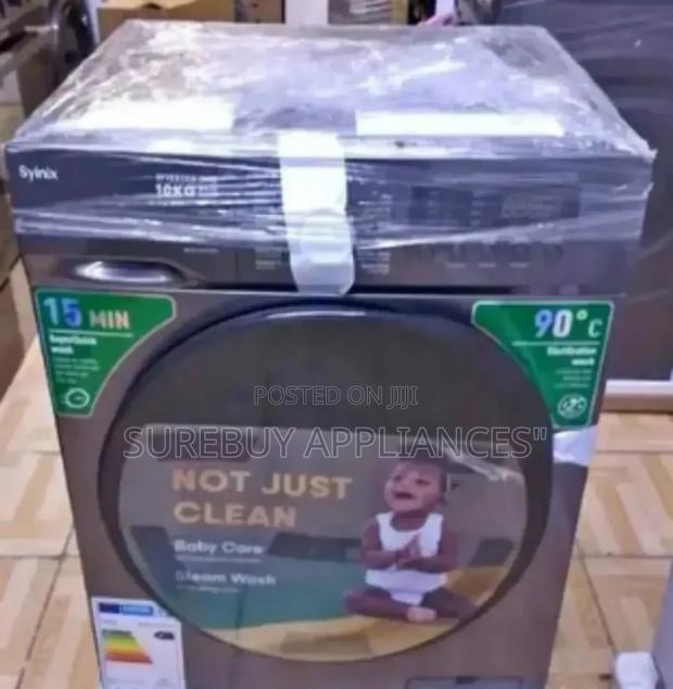 Syinix 10kg Front Load Washing Machine - main view