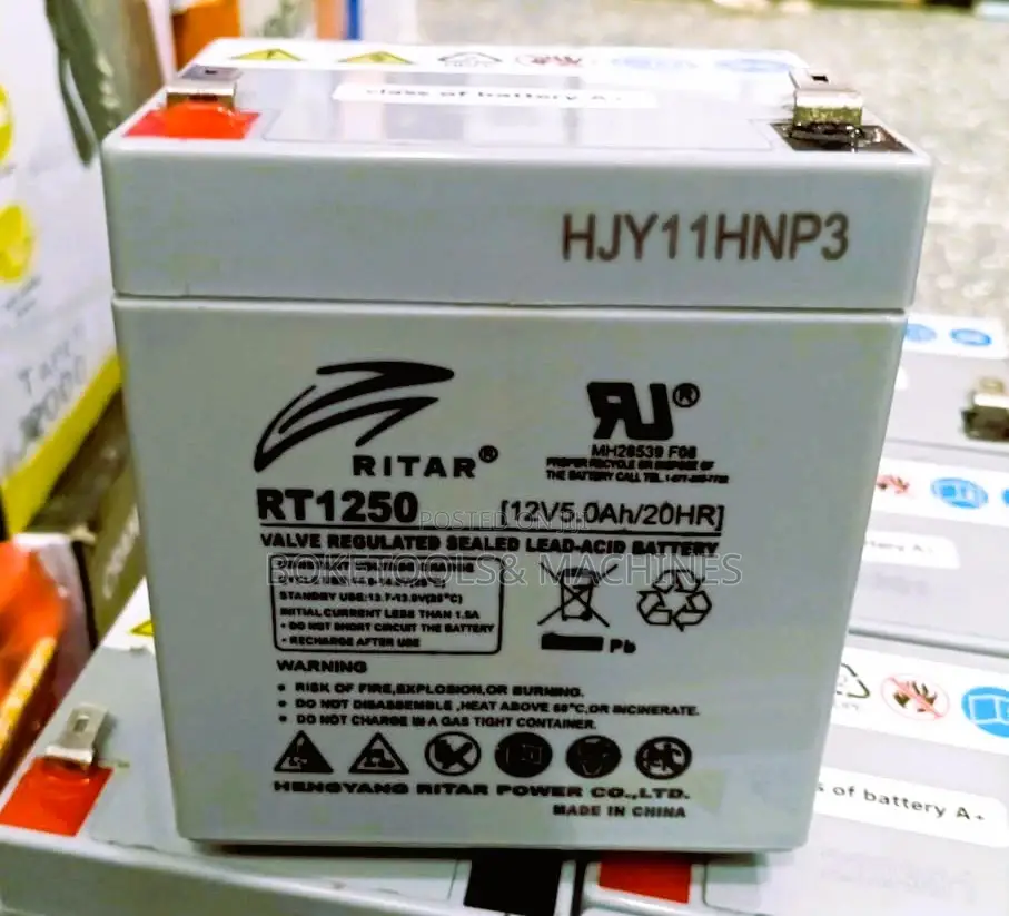 Ritar 12v 5ah Ups Battery