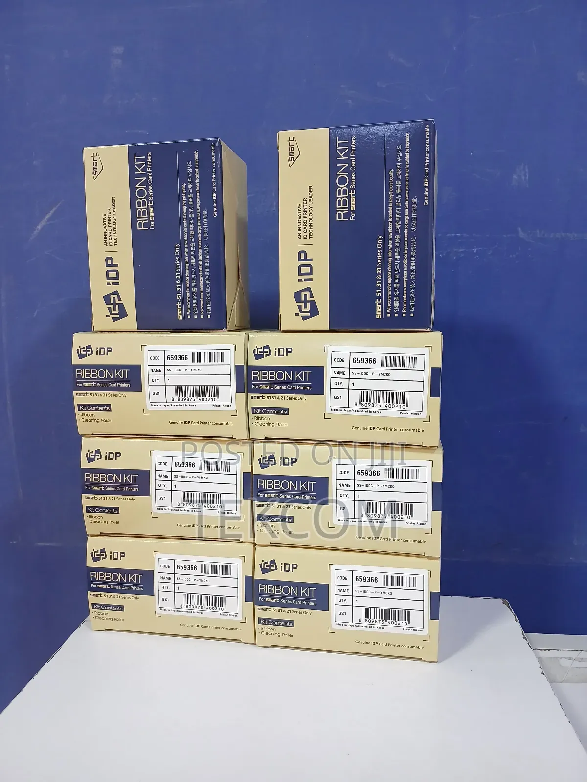 Smart S51 Colour Ribbon Dual Ymcko - 250 Prints Datacard