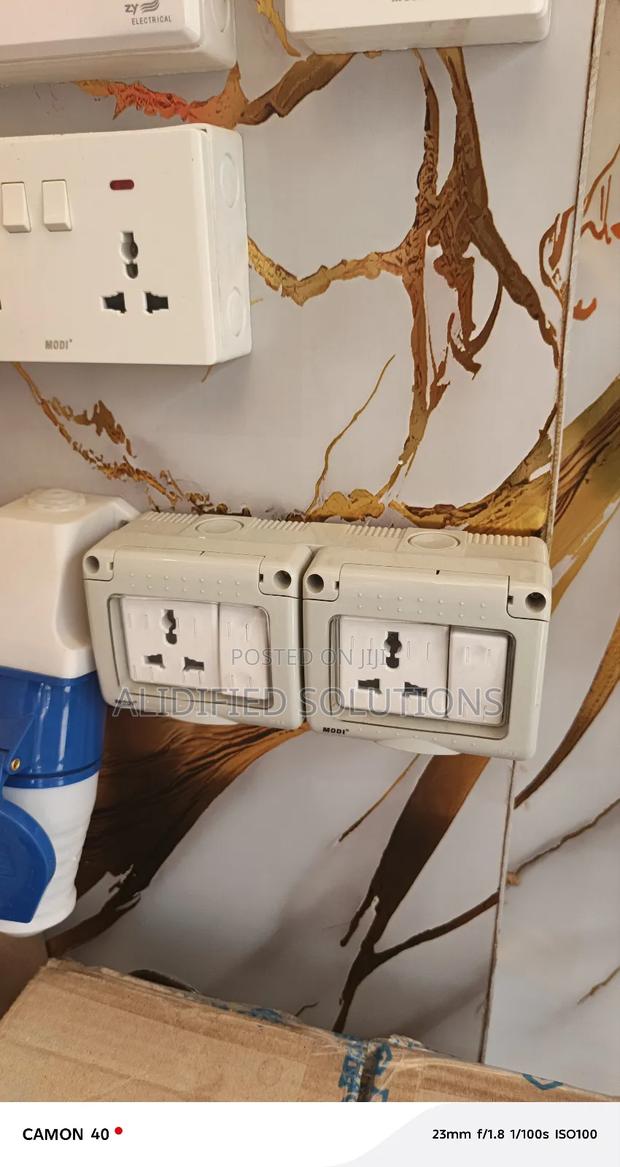 Universal Waterproof Double Socket - main view