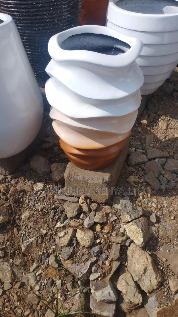 Fibre Flowerpots, Eco-Friendly - main view