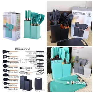19 PCS Cooking Silicon Spoon