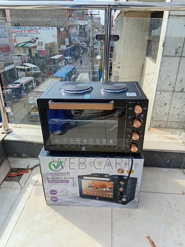 Sarahtech 45l Electric Oven With Timer and Adjustable - main view