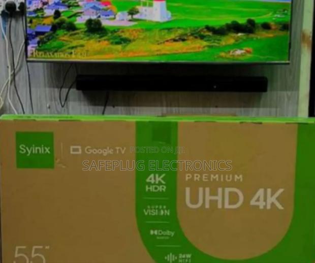 Tv Tv 55" Smart Tv Android, Frameless Uhd; Brand New