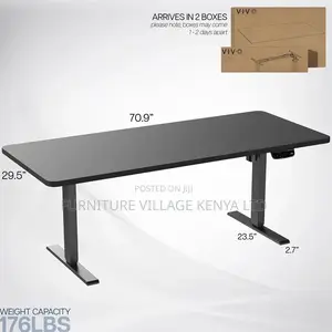 Office Desk:Electric Height Desk With Digital Memory Pad