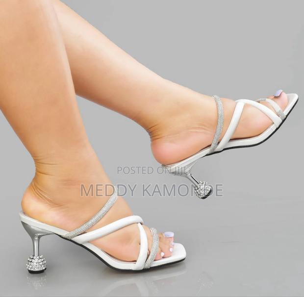 Open Stripe Heels - thumbnail 2