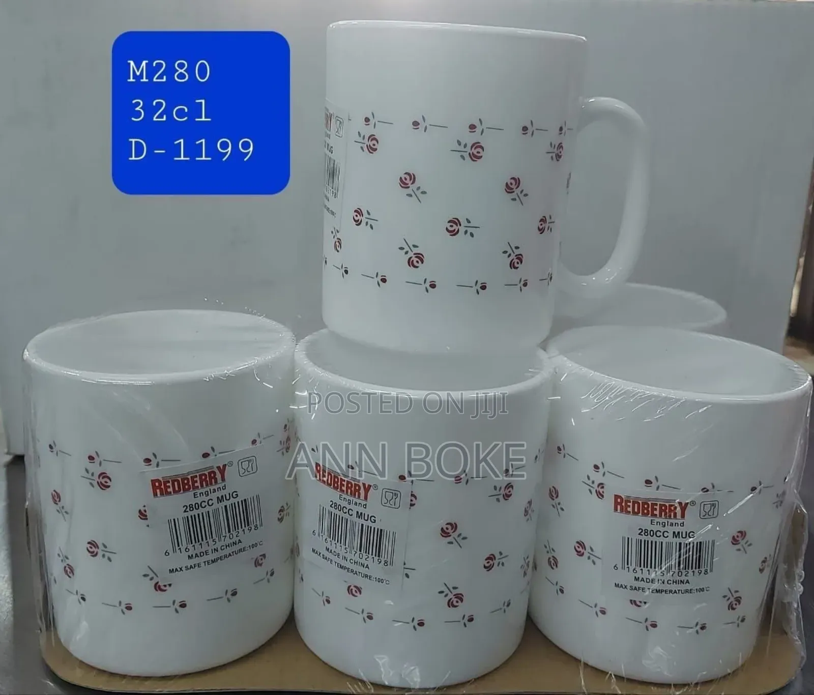 280 Cc Redberry Cups
Available at 1900
Set of 6 PCS