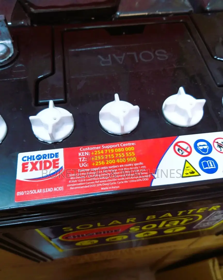 Chloride Exide 12v 50ah Solar Acid Battery
