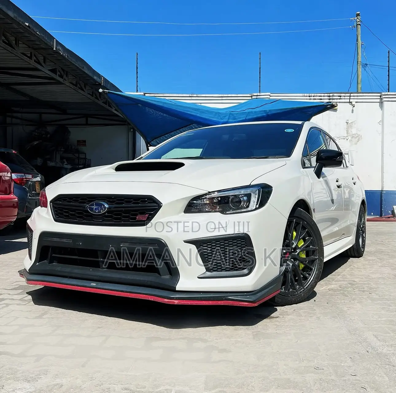 Subaru WRX STI 2018 White