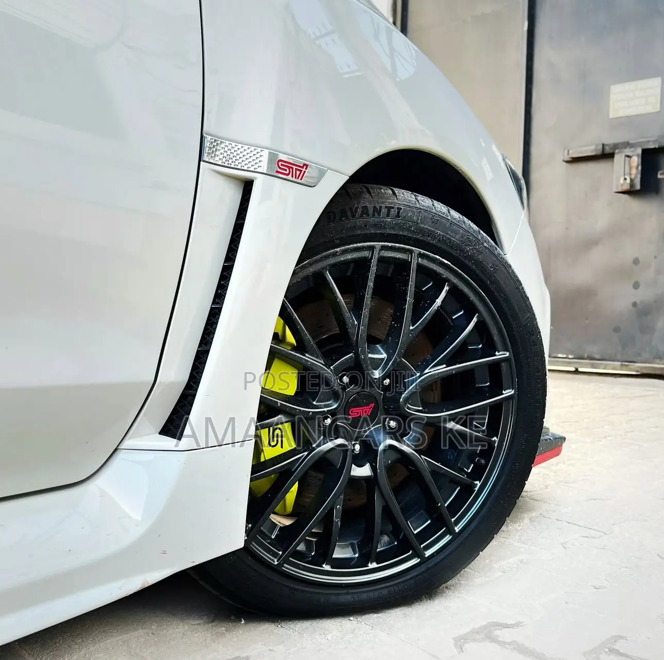 Subaru WRX STI 2018 White