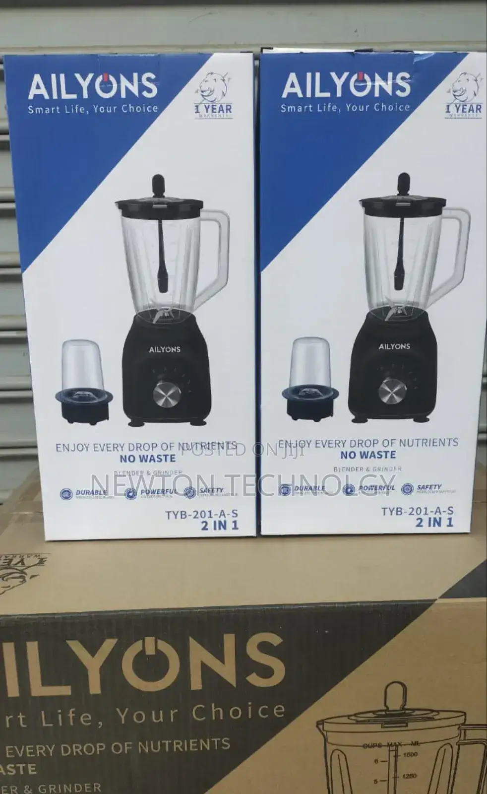 Ailyons Blender.Tyb-201-a-s Two in One (2 in 1)