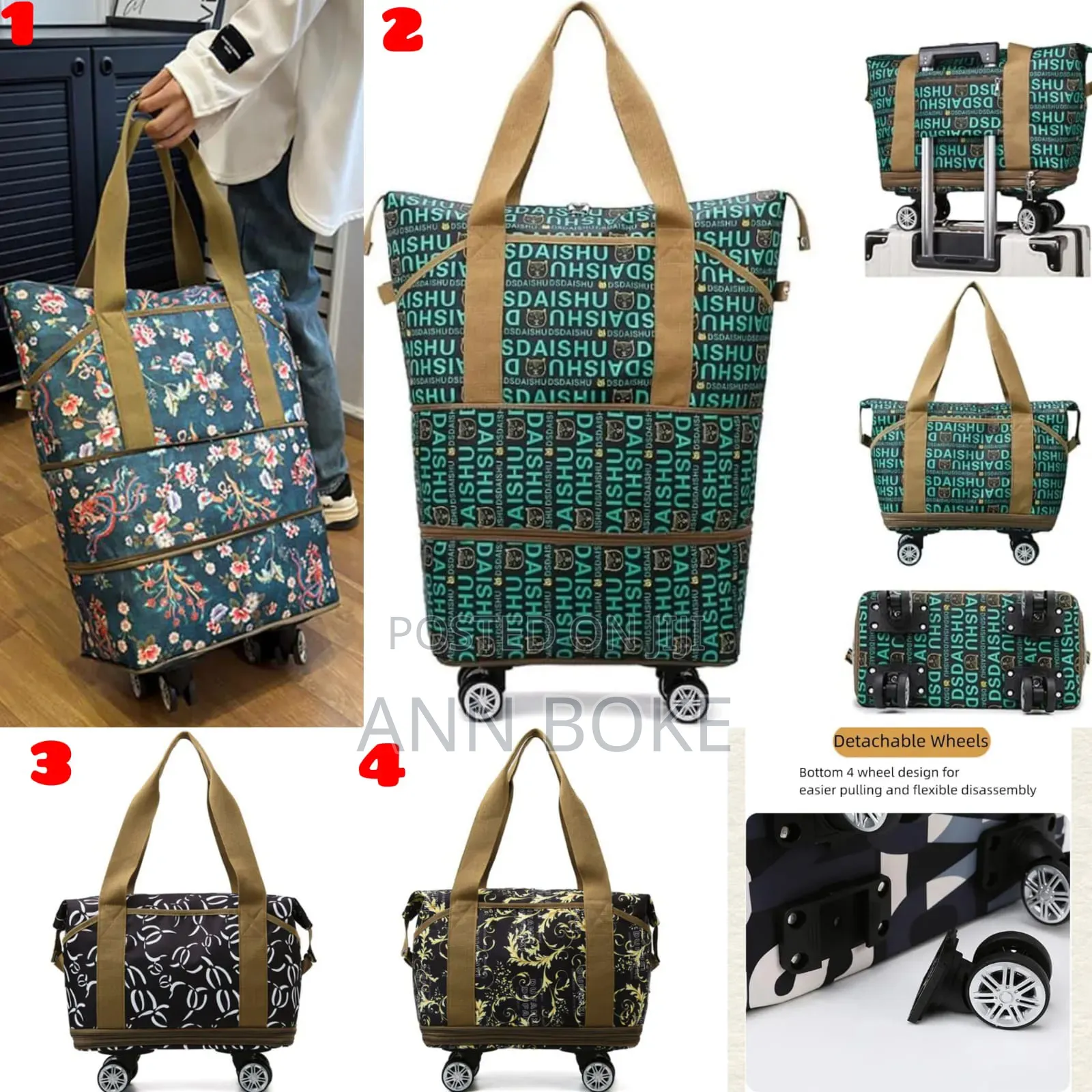 *Expandable Rolling Travelling Bag*
Versatile