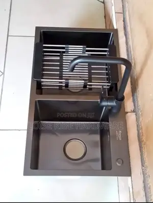 Black, Silver and Gold Kitchen Sink Available