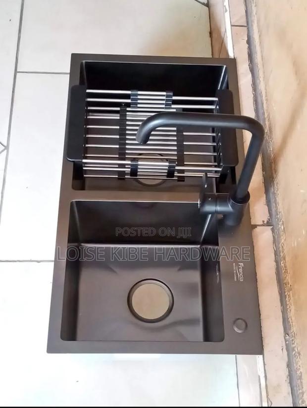 Black, Silver and Gold Kitchen Sink Available