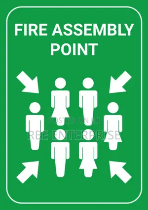 Fire Assembly Point Brand New