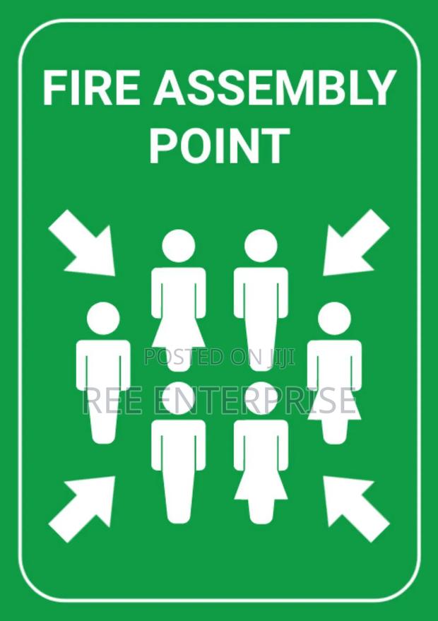 Fire Assembly Point Brand New