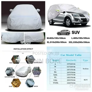 *! All Sizes Restocked Universal Grey Car Cover*