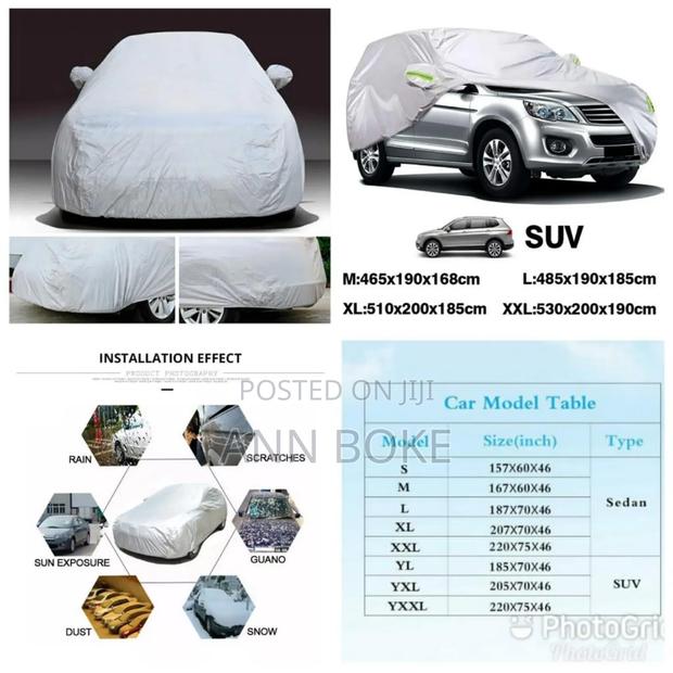 *! All Sizes Restocked Universal Grey Car Cover*
