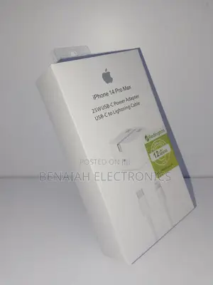 iPhone 14 Pro Max Charger 25watts Fast, (Usb Lighting Cable)