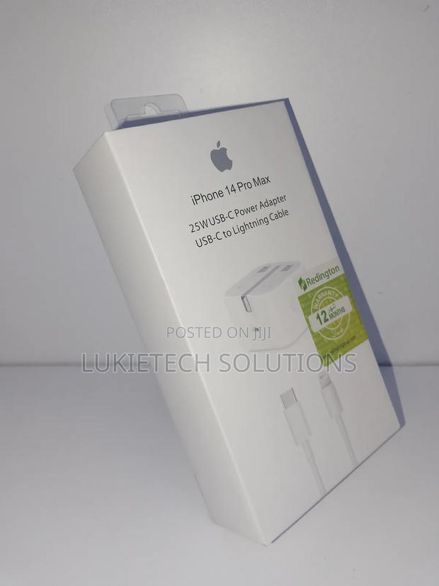 iPhone 14 Pro Max Charger 25watts Fast, (Usb Lighting Cable) - main view