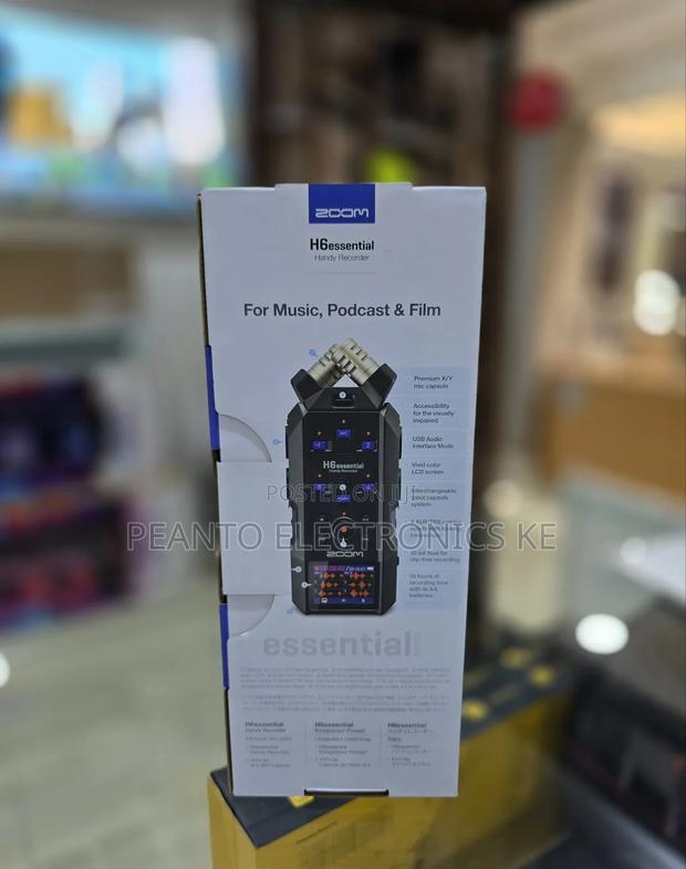 Zoom H6essential 6-Track 32bit Float Portable Audio Recorder - thumbnail 3