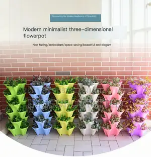 Multi-Layer Planting Basin Petal-Shaped Balcony Planting Bas